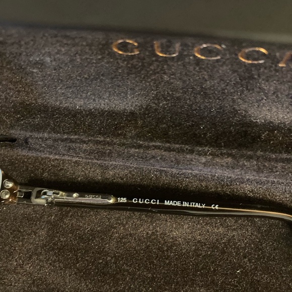 Gucci Prescription Glasses/Case and Cloth - Picture 6 of 17